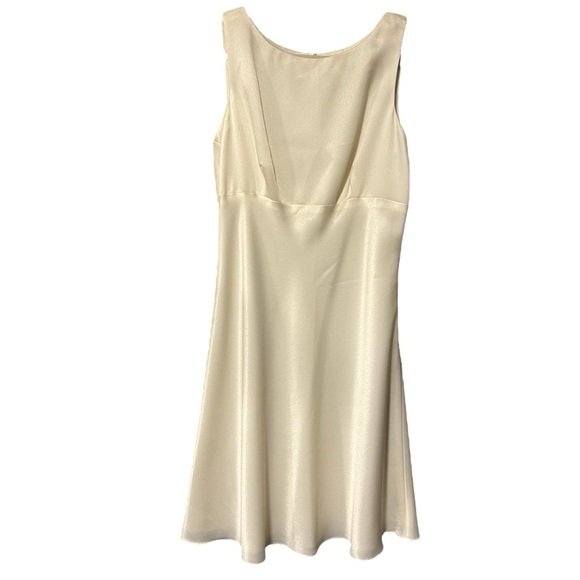 Ann Taylor Women’s Size 12 Off-White Flattering Formal Dress - Picture 3 of 4